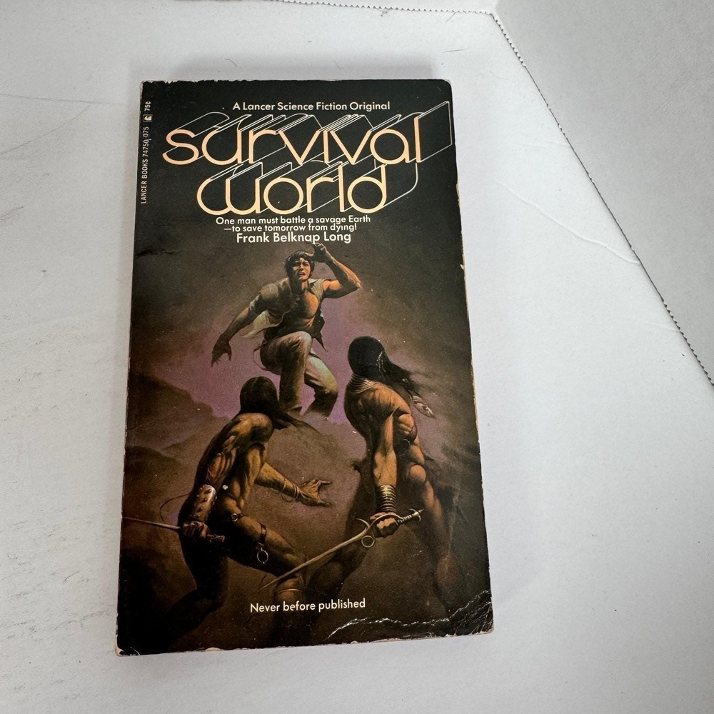 Survival World Frank Belknap Long 1971 First Edition Sci-Fi Lancer Books